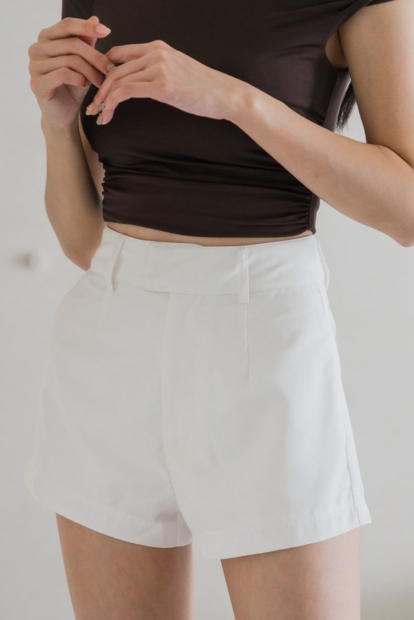 Brena A Line Shorts (White)