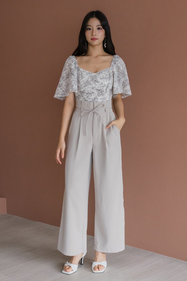 Allegra Paper Pants (Etoupe)