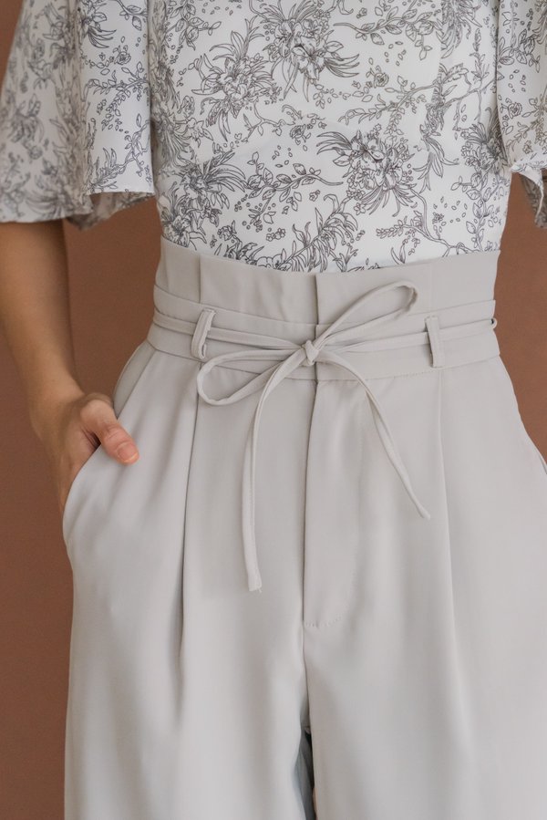 Allegra Paper Pants (Etoupe)