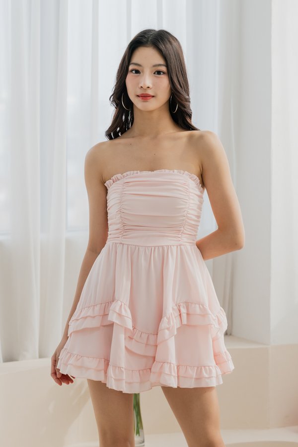 Emery Padded Dress V2 (Pink)