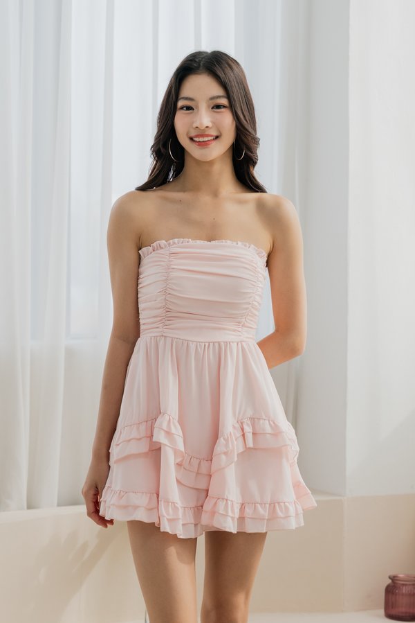 Emery Padded Dress V2 (Pink)