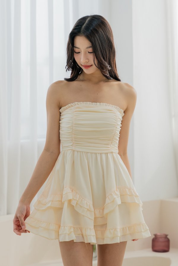 Emery Padded Dress V2 (Daffodil)