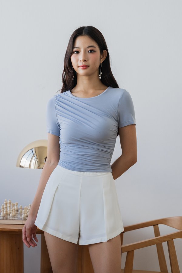 Ashlyn Ruch Sleeved Padded Top (Blue) Ashlyn Ruch Sleeved Padded Top (Blue)