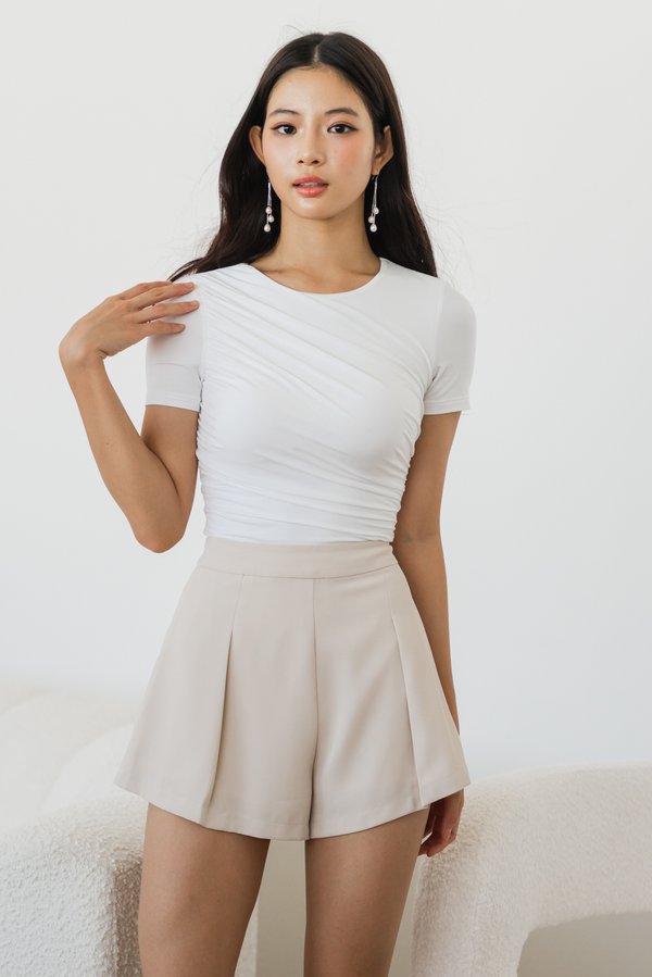 Ashlyn Ruch Sleeved Padded Top (White) Ashlyn Ruch Sleeved Padded Top (White)