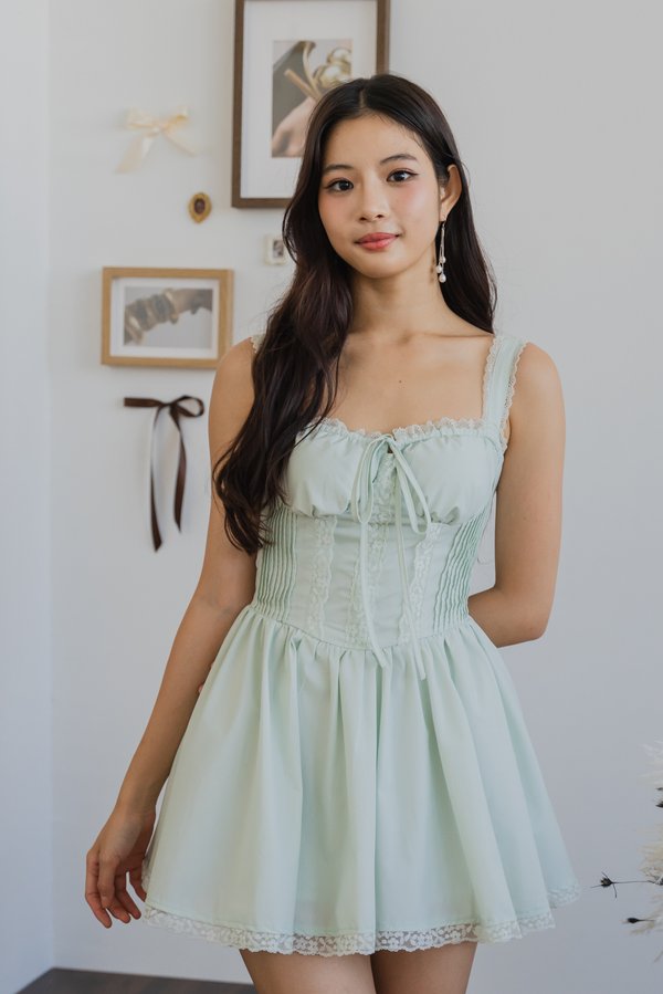 アメリヴィンテージ✨LADY BUSTIER ROMPERS DRESS LADY BUSTIER ROMPERS DRESS