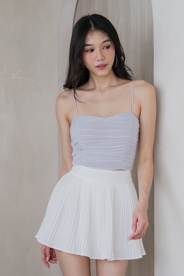 Maira Mesh Cami Top (Lavender Mist)