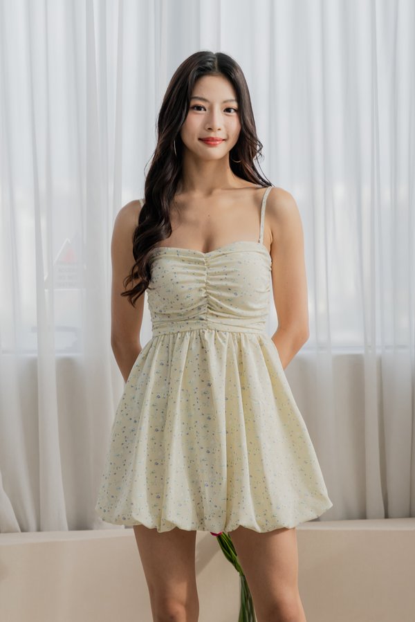 Roselle Padded Sweetheart Bubble Dress V2 (Daffodil Floral) Roselle Padded Sweetheart Bubble Dress V2 (Daffodil Floral)