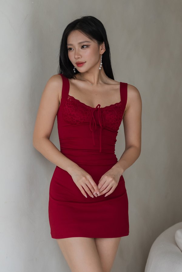 *Luxe* Gyselle Lace Padded Dress V2 (Red) *Luxe* Gyselle Lace Padded Dress V2 (Red)