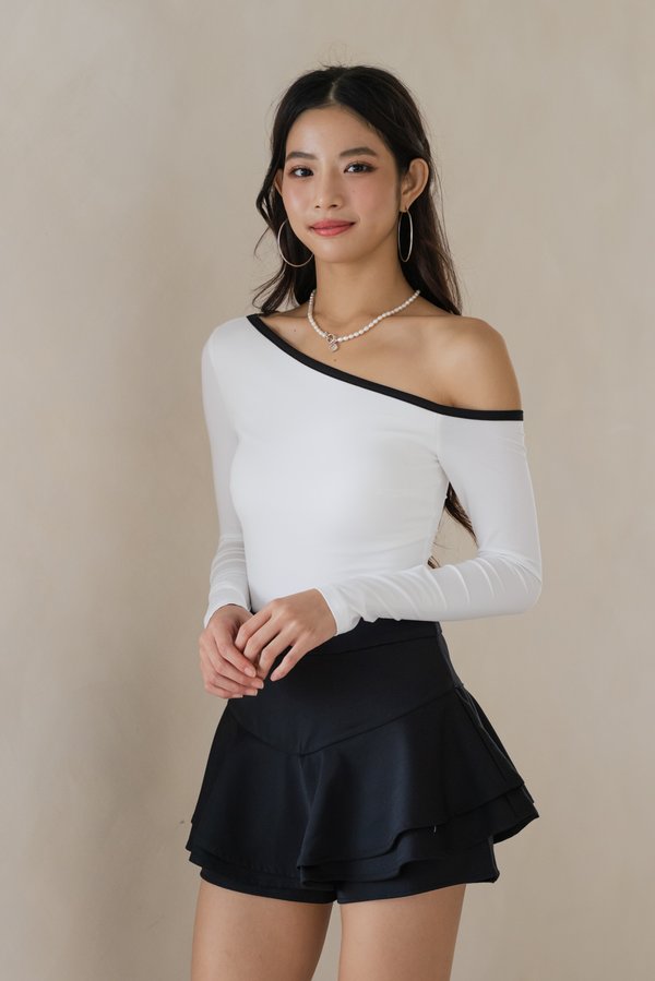 Zosia Ruffled Skorts (Black)