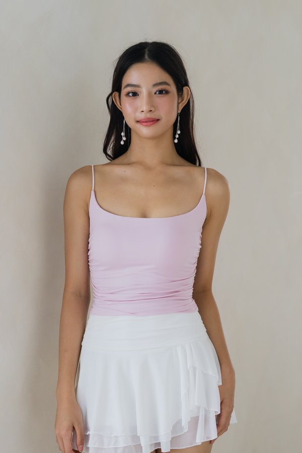 Jamila Scoop Neck Padded Top (Lilac Blush) Jamila Scoop Neck Padded Top (Lilac Blush)