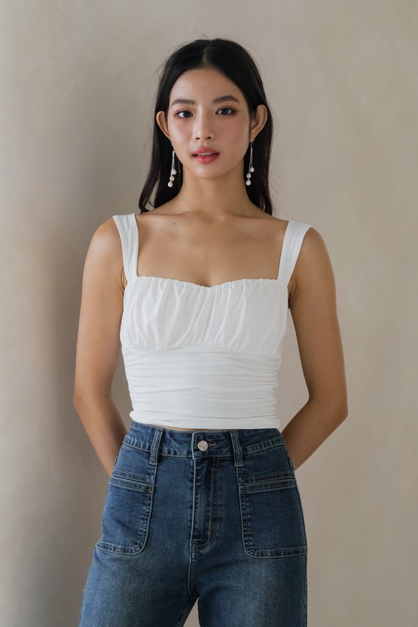 Lillette Ruch Padded Top (White) Lillette Ruch Padded Top (White)