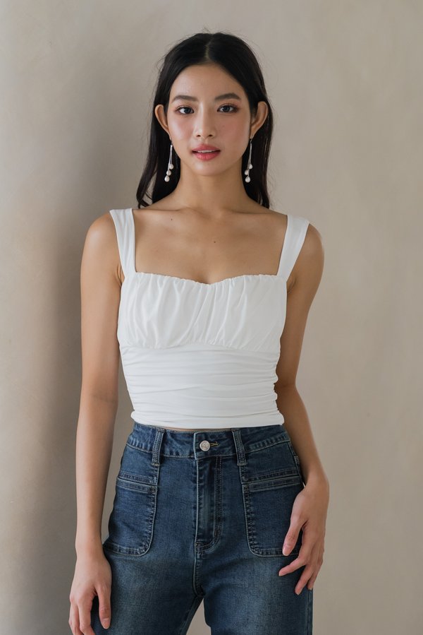 Lillette Ruch Padded Top (White) Lillette Ruch Padded Top (White)