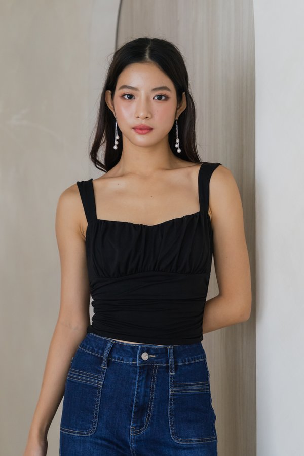 Lillette Ruch Padded Top (Black) Lillette Ruch Padded Top (Black)