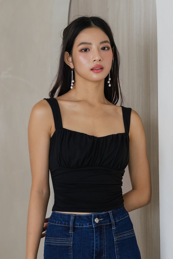 Lillette Ruch Padded Top (Black) Lillette Ruch Padded Top (Black)
