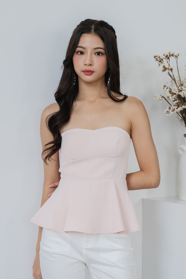 Aileen Bustier Padded Top (Pink) Aileen Bustier Padded Top (Pink)
