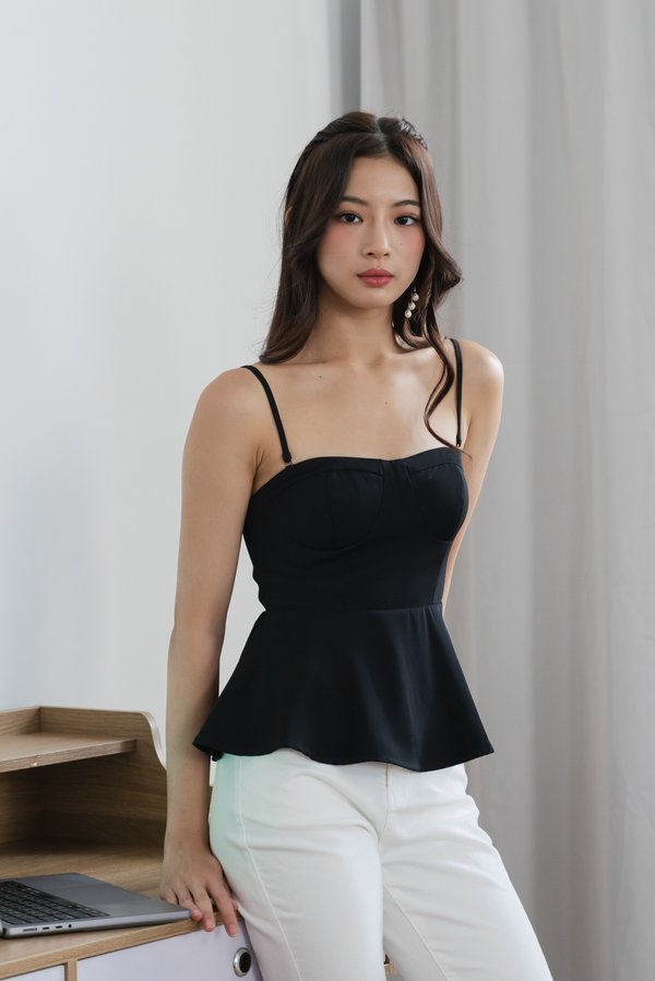 Aileen Bustier Padded Top (Black) Aileen Bustier Padded Top (Black)