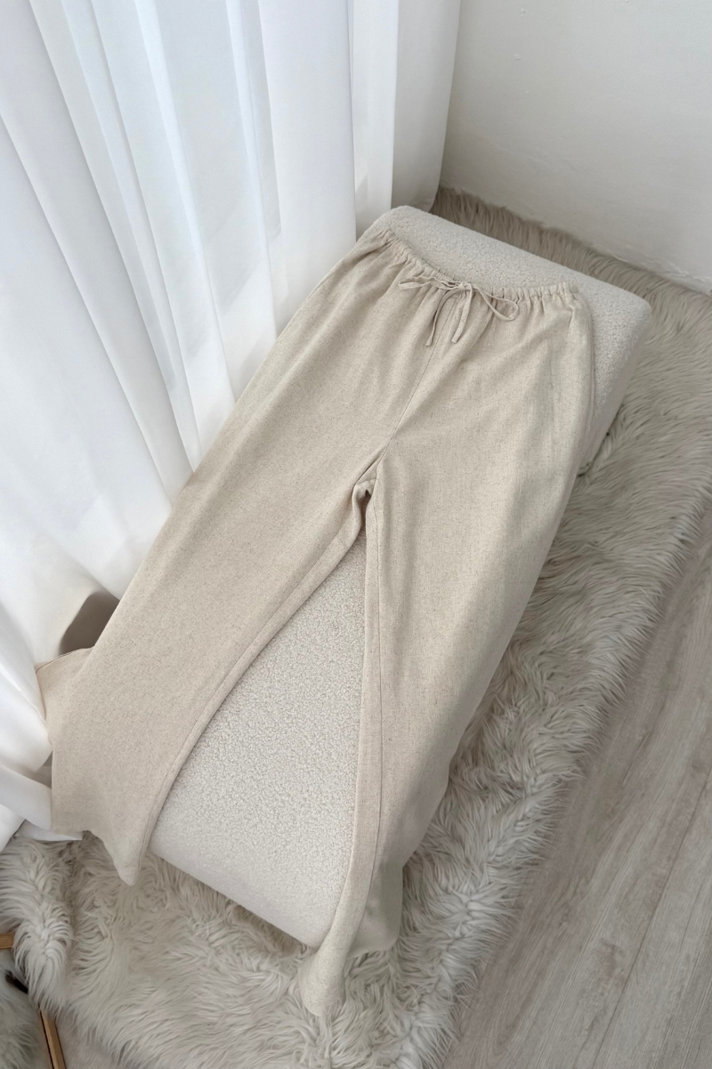 Dreya Linen Pants (Cream)