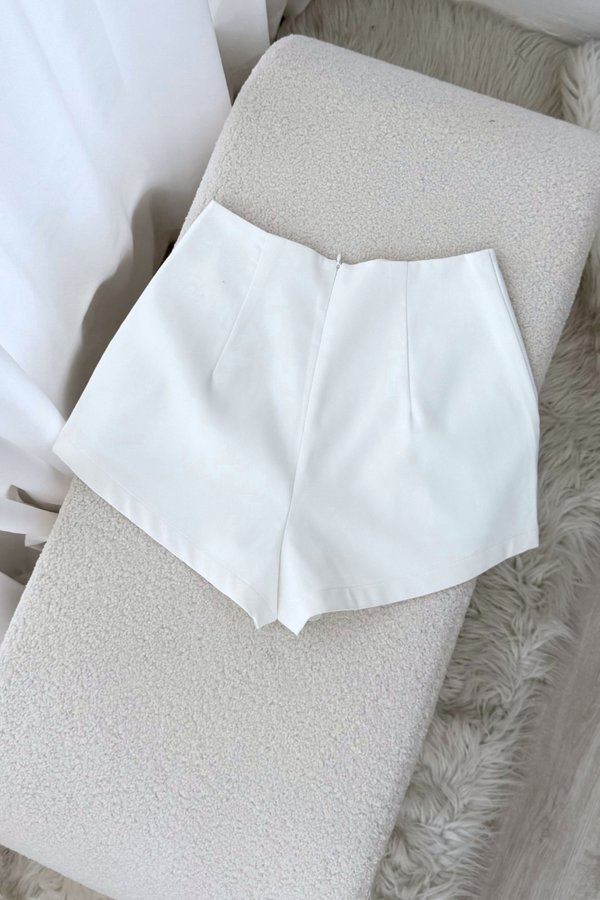Kylie Panel Shorts (White) Kylie Panel Shorts (White)