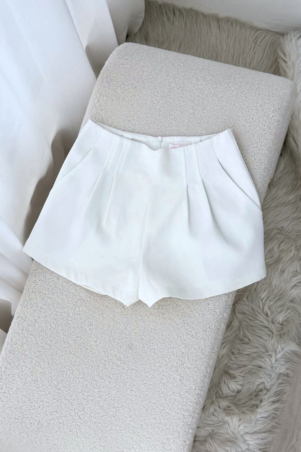 Kylie Panel Shorts (White) Kylie Panel Shorts (White)