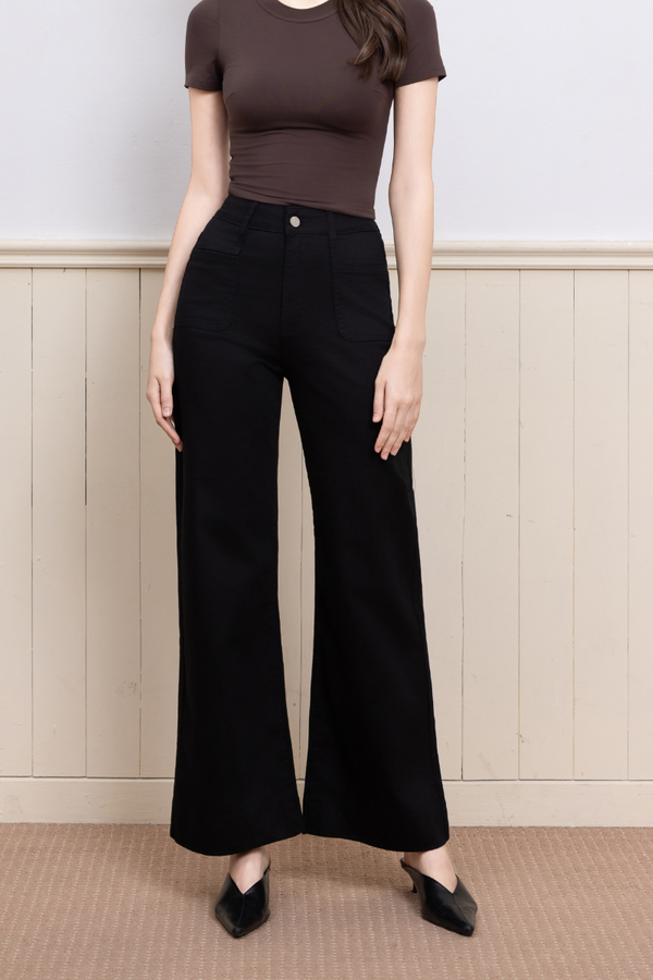 Jalee Straight Cut Denim Jeans (Black Wash) Jalee Straight Cut Denim Jeans (Black Wash)