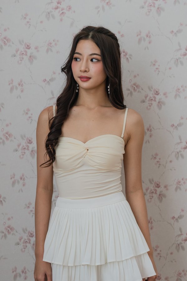 Merliah Sweetheart Twisted Padded Top (Soft Daffodil) Merliah Sweetheart Twisted Padded Top (Soft Daffodil)