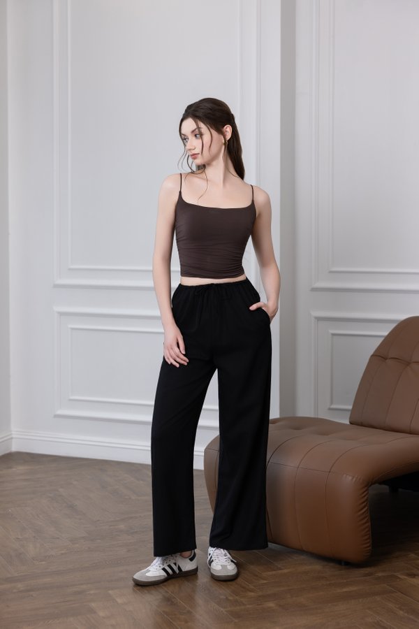 Dreya Linen Pants (Black) Dreya Linen Pants (Black)