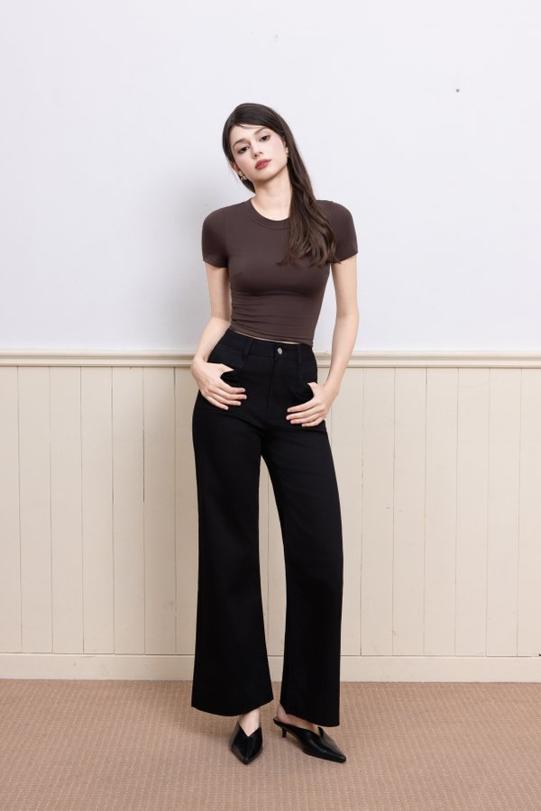 Jalee Straight Cut Denim Jeans (Black Wash) Jalee Straight Cut Denim Jeans (Black Wash)