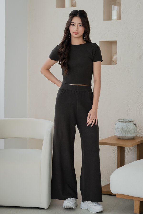 [PETITE] Freda Knit 2pcs Set (Olive)