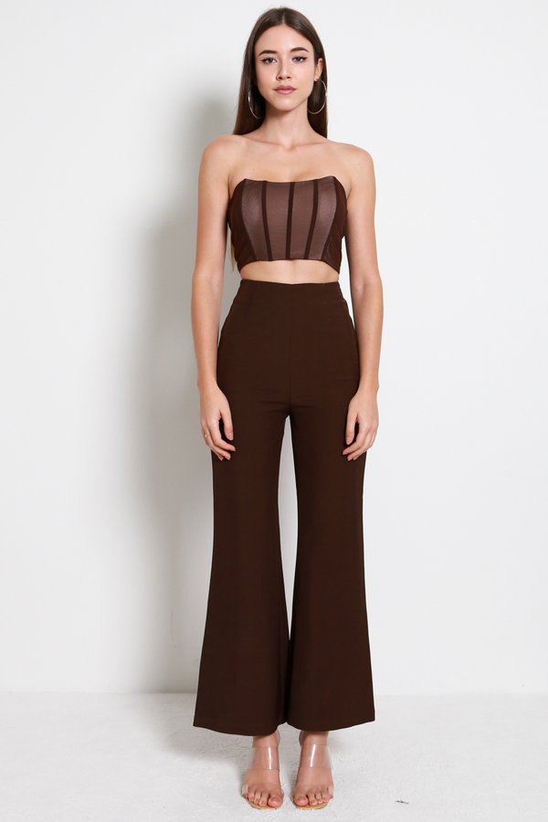 [REGULAR] Carla Bell Bottom Fitted Pants