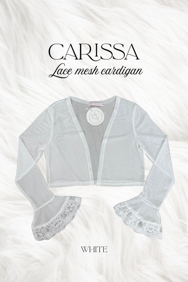 Carissa Lace Mesh Cardigan
