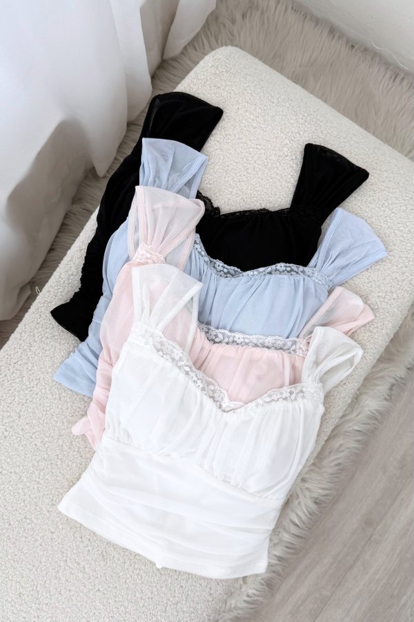 Brielle Mesh Padded Top