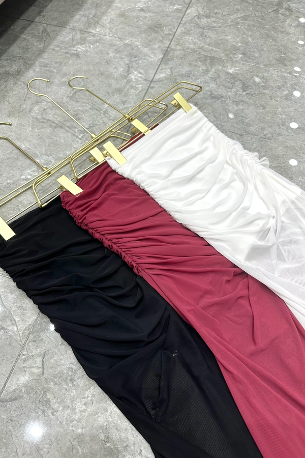 Xing Mesh Mermaid Skirt