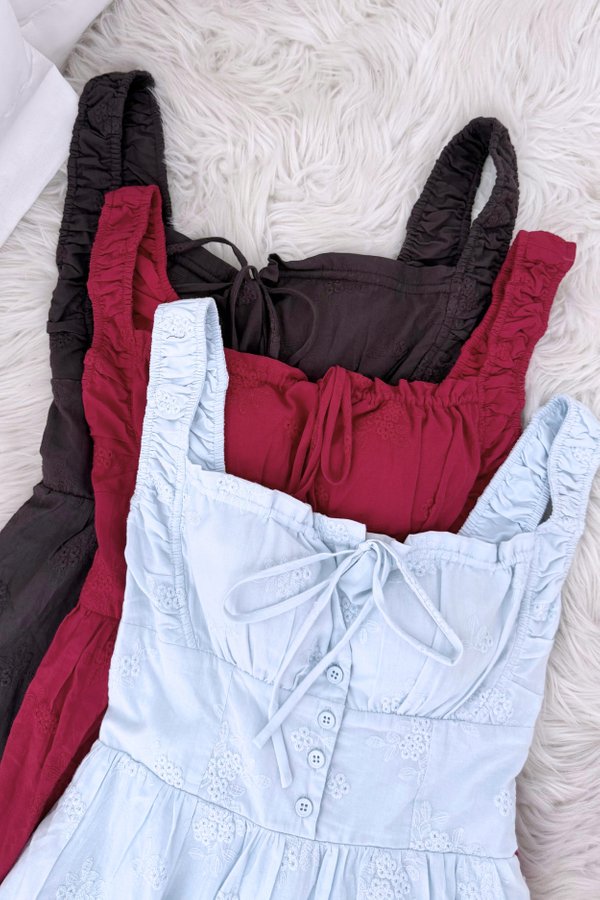 Aliana Crochet Padded Dress V2