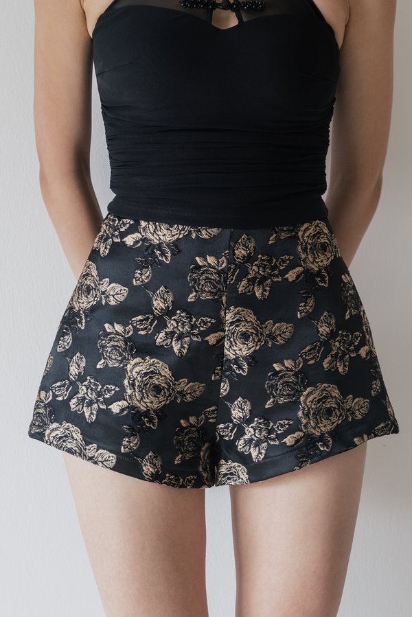 Jin Oriental Jacquard Shorts