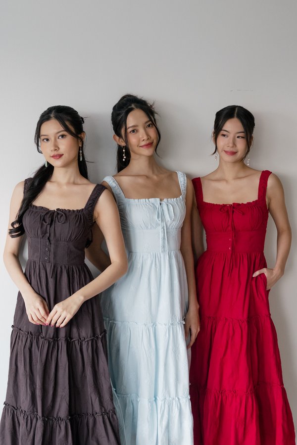 Aliana Crochet Padded Dress V2