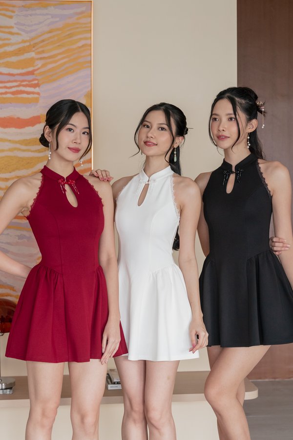 *Premium Luxe* Wen Padded Romper Qipao
