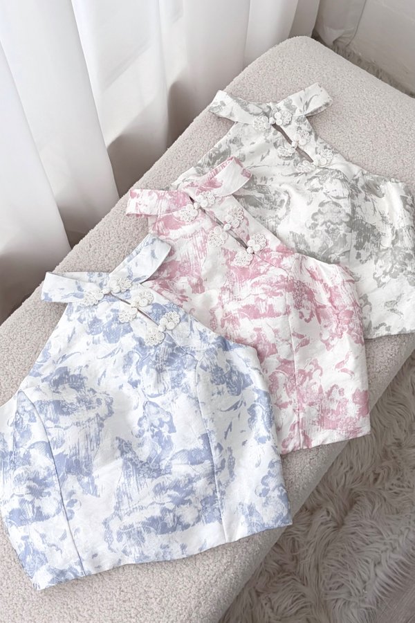 Ying Floral Padded Qipao Top