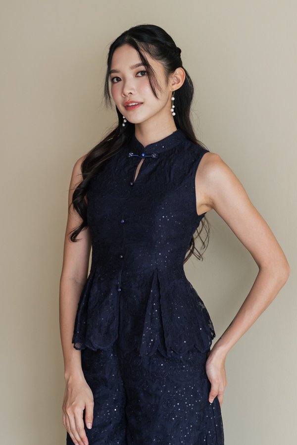 Liang Sequin Padded Top