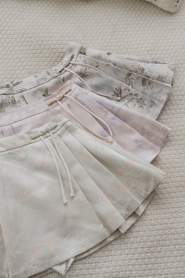 Rui Jacquard Pleated Skorts