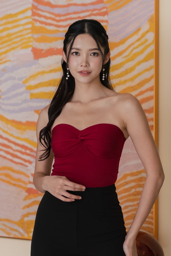 Merliah Sweetheart Twisted Padded Top V2