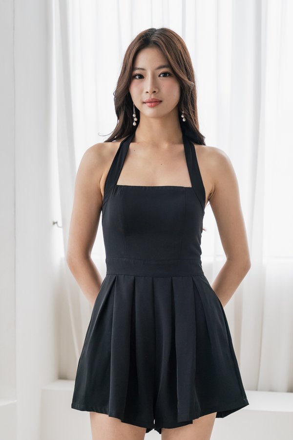 Lazina Halter Padded Romper