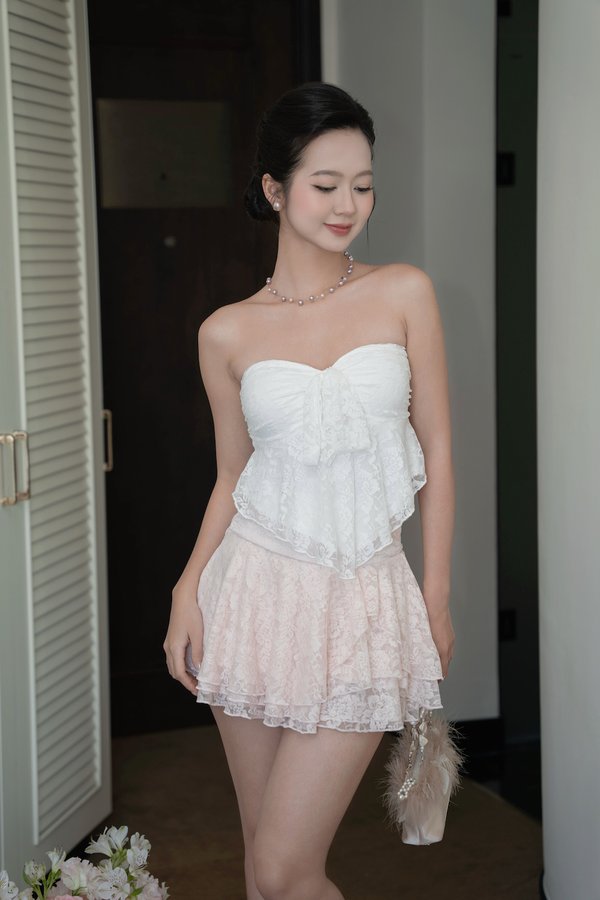 Aureline Lace Ruffle Skorts