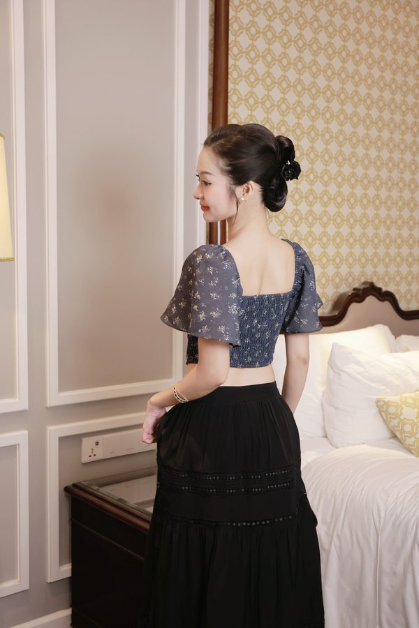 Annalise Sleeved Bustier Lace Top