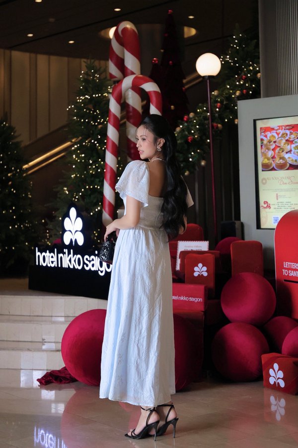 Aerin Cotton Eyelet Padded Dress