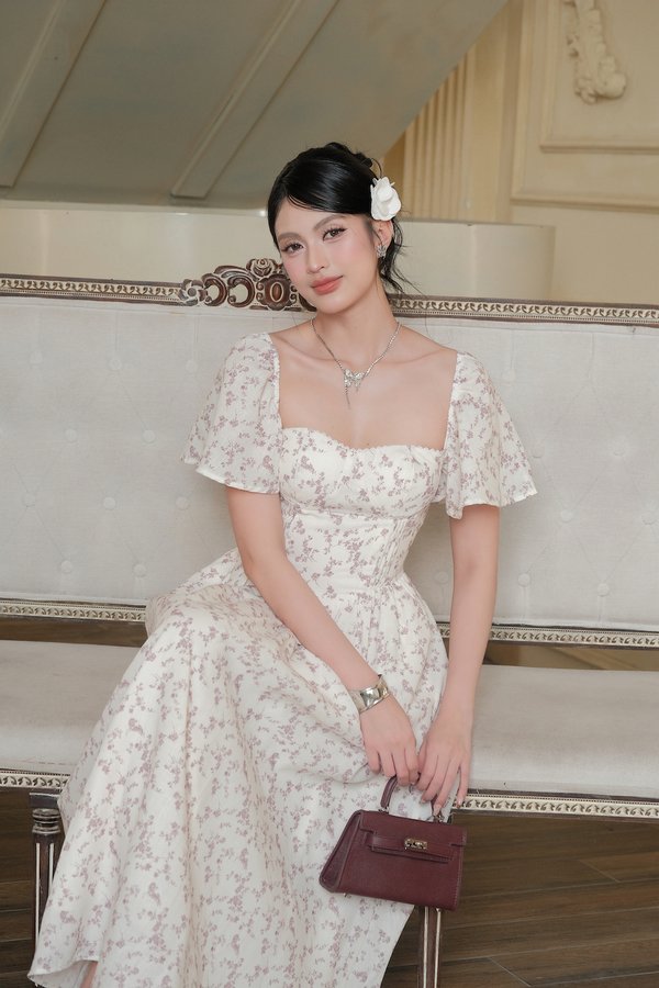 [SLEEVED] Alaysa Padded Maxi Dress