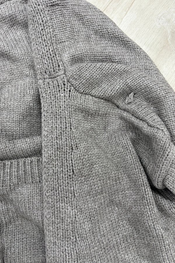 [DEFECT] Weslie Puffy Cardigan (Oat Stone, S/M)