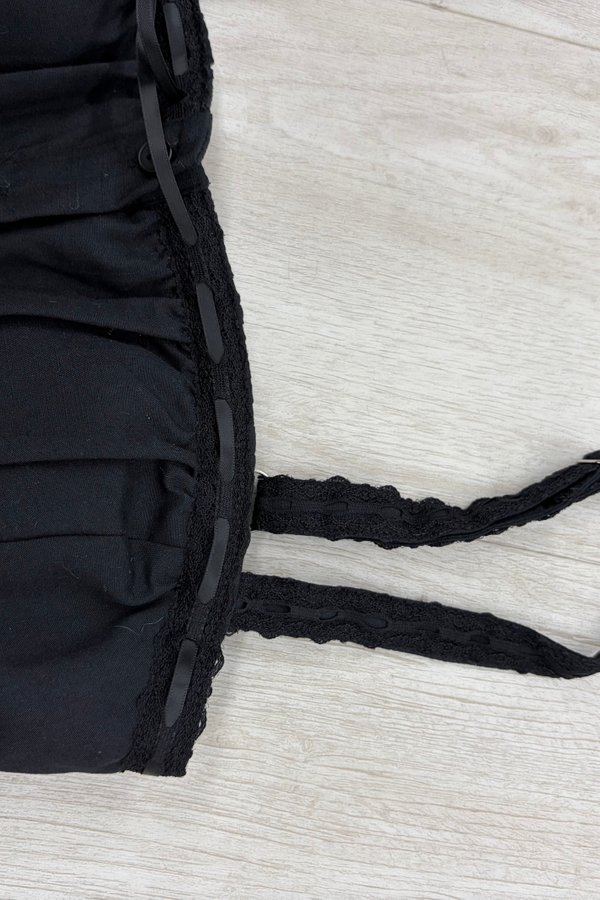 [DEFECT] Isadora Padded Maxi Dress (Black, S)