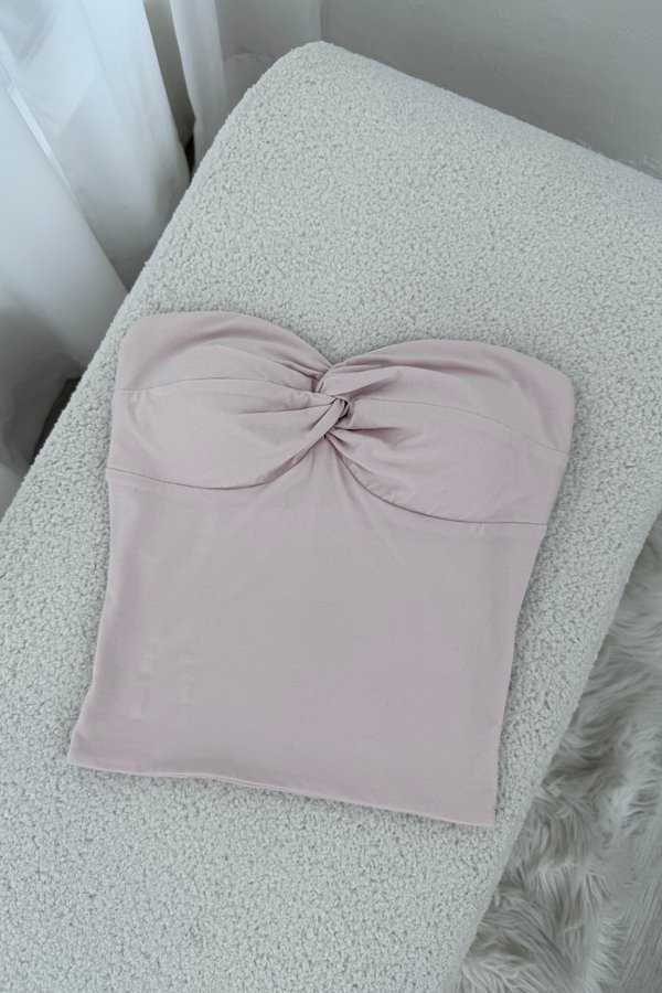 [DEFECT] Merliah Sweetheart Twisted Padded Top V2 (Aurora Pink, XL)