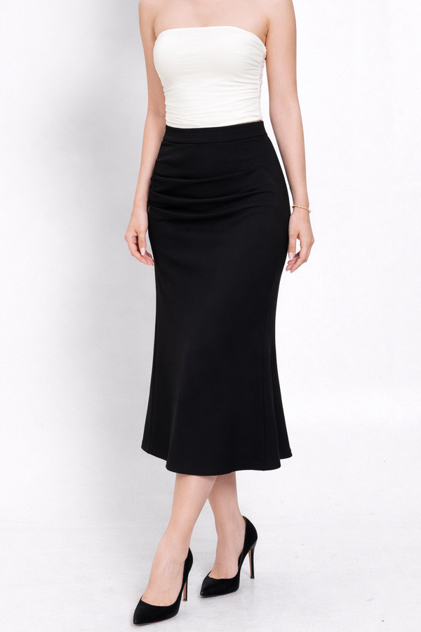 *Luxe* Shiane Mermaid Midi Skirt