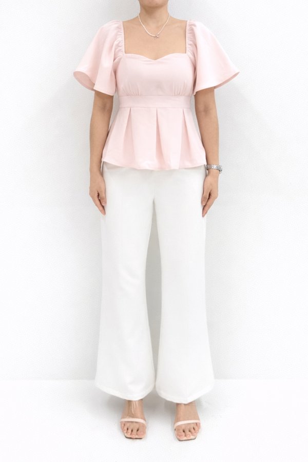 *NEW* Lazora Sweetheart Pleated Padded Top